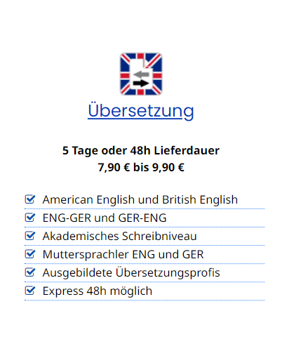 Übersetzung Englisch Deutsch