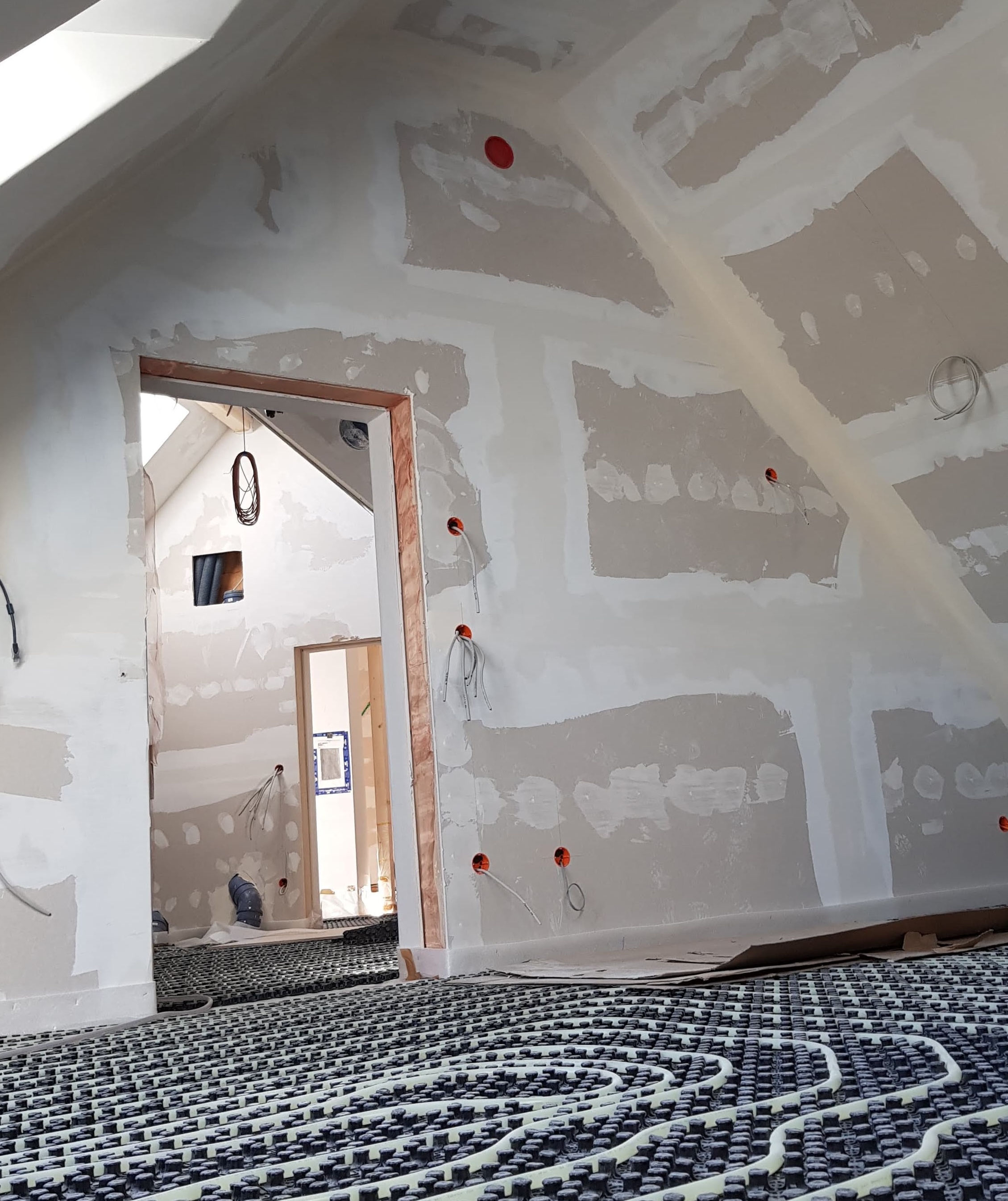 Bild eines Trockenbau im Dachstock