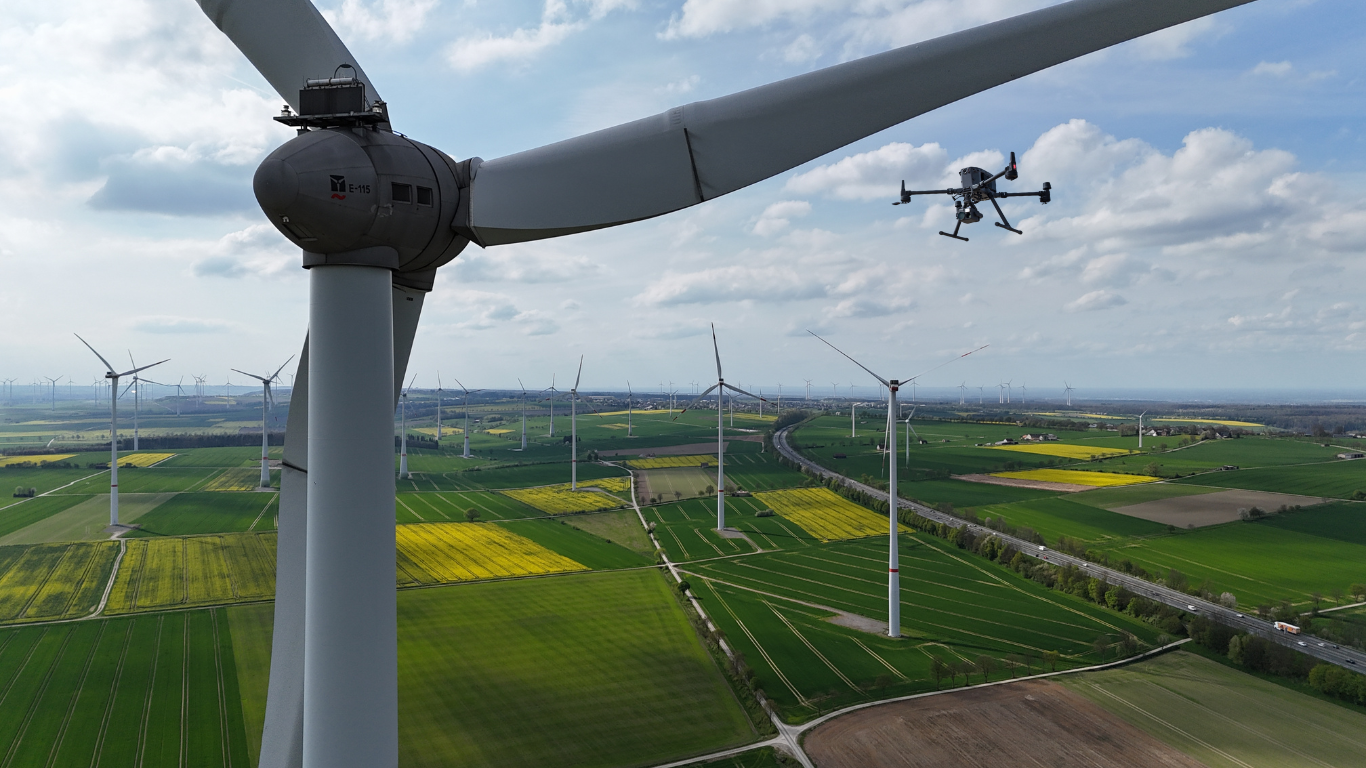 Drohneninspektion Windkraft