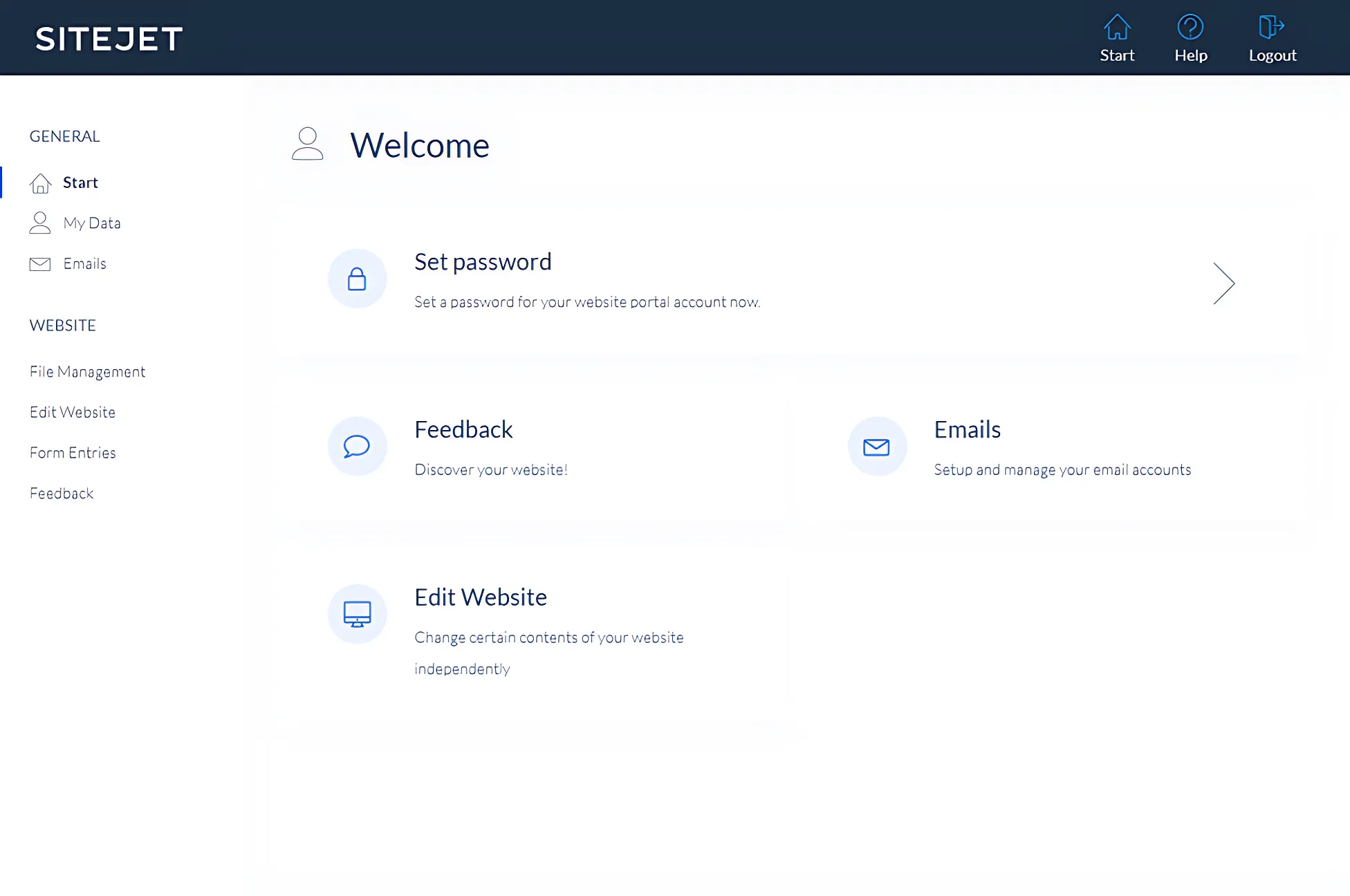 Sitejet Customer Portal