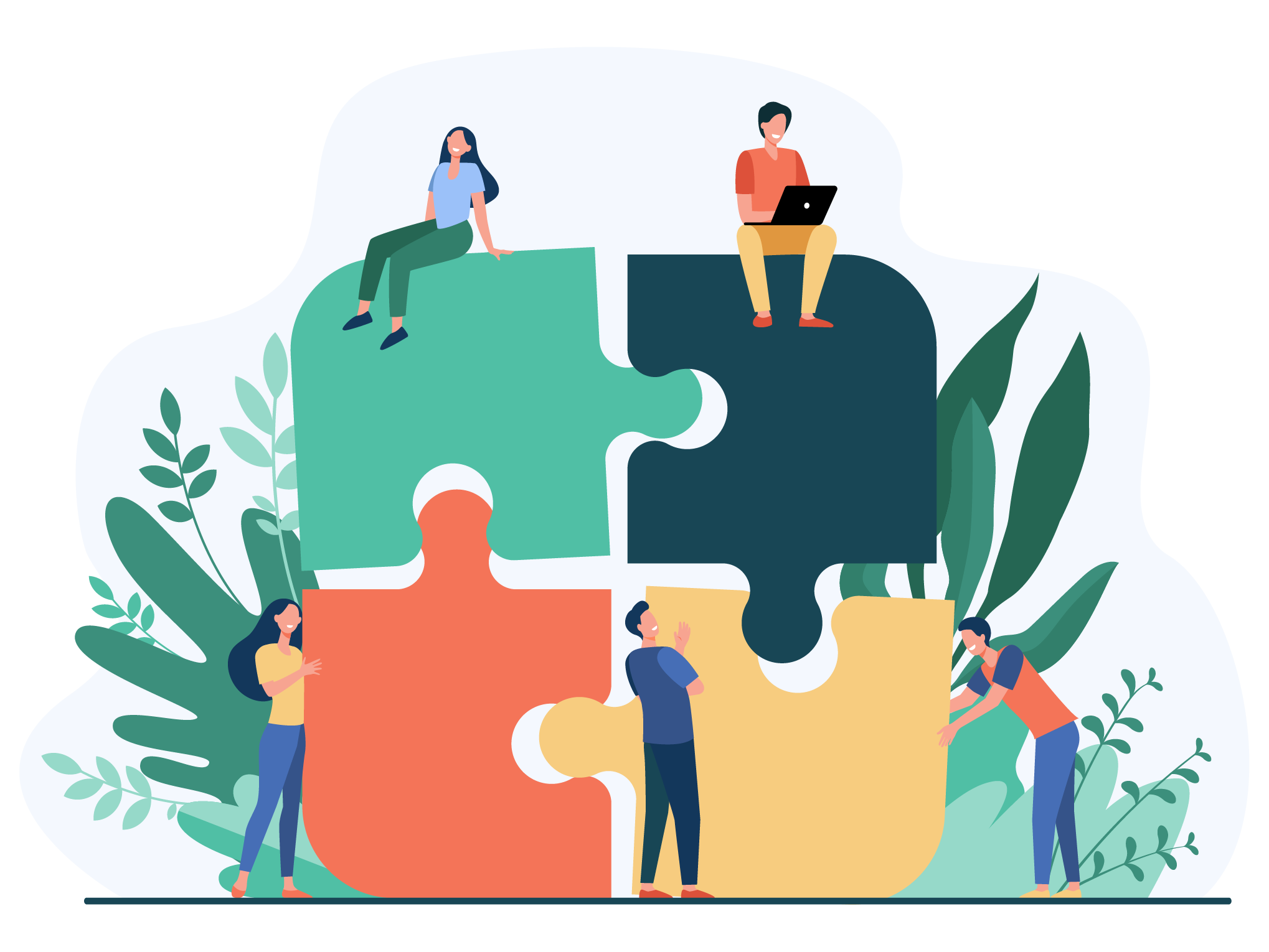 Community Engagement Illustration