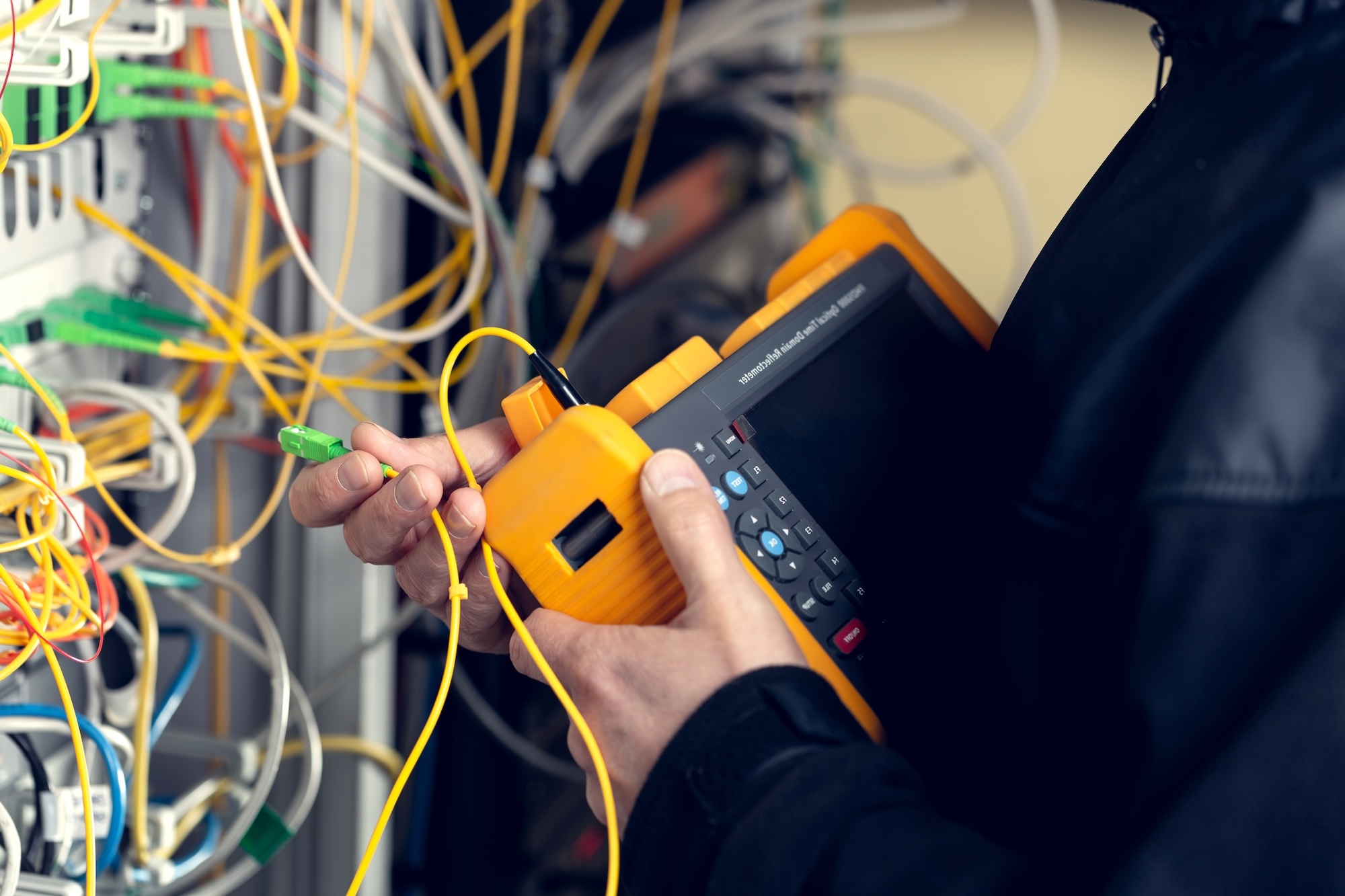 Wartung und Service für Glasfaser-Netz