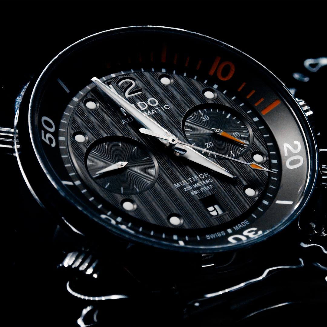 Nahaufnahme einer Armbanduhr