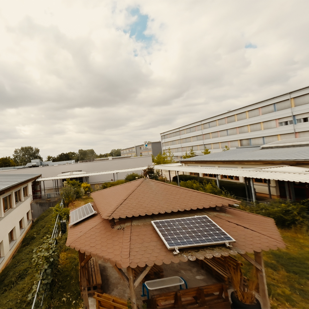 Pavillon in Innenhof