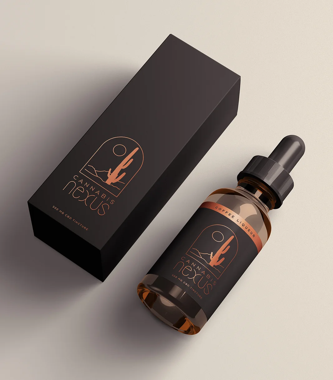 Cannabis Nexus Branding shown on packaging and product