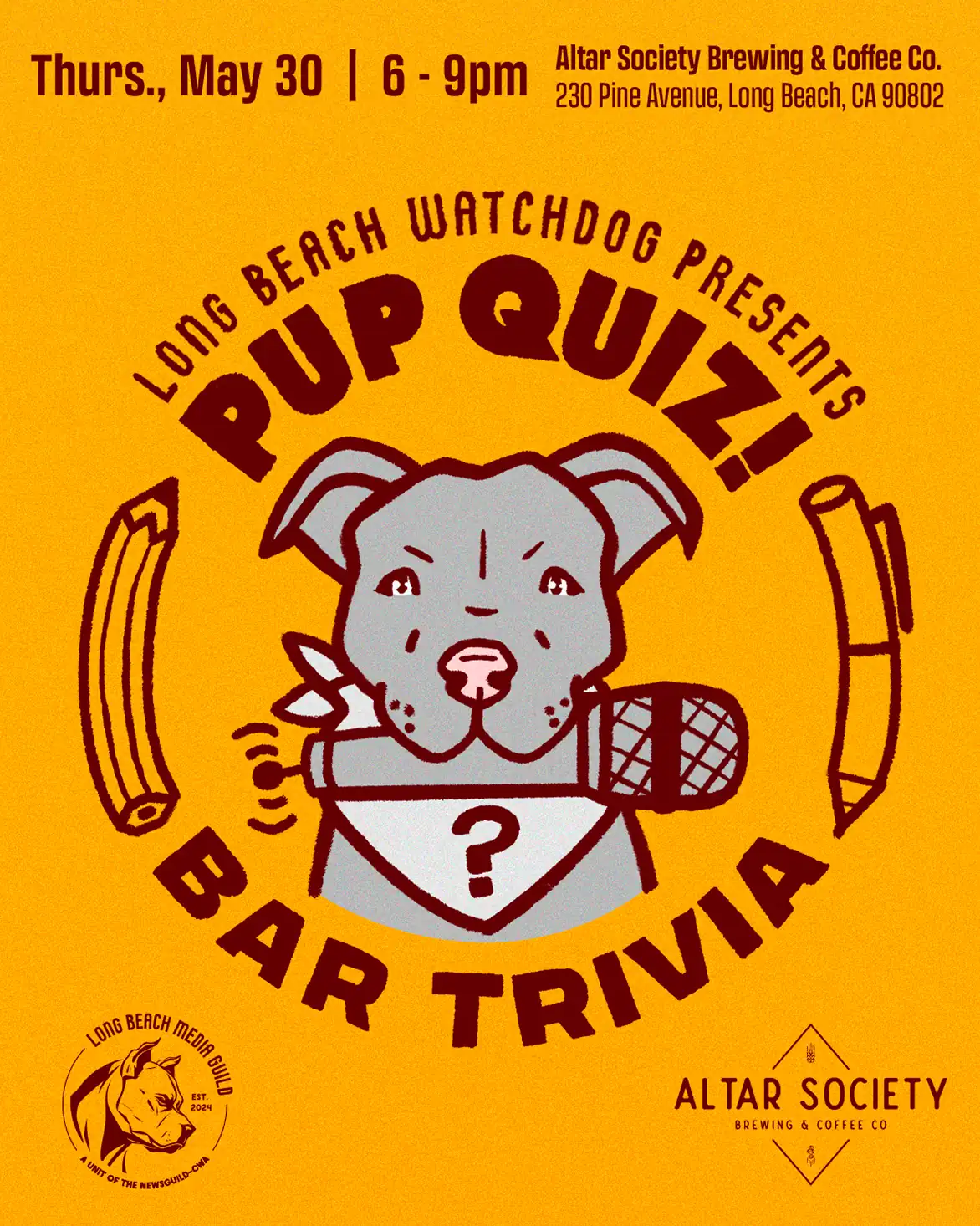 Long Beach Watchdog event flyer
