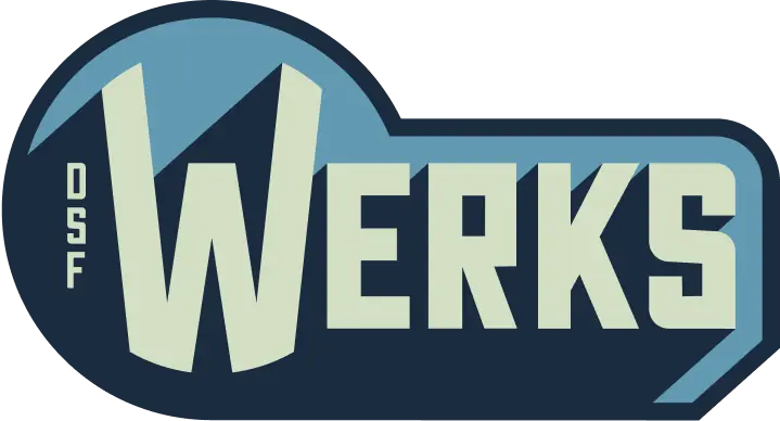 DSF Werks Logo variant blue