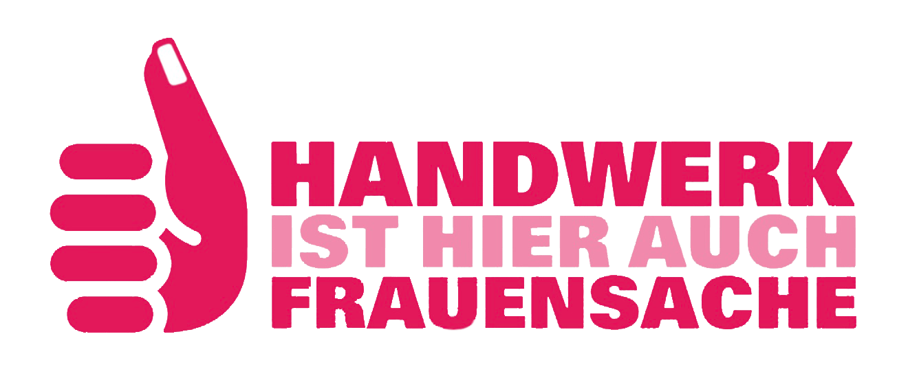 Logo Handwerk ist hier auch Frauensache