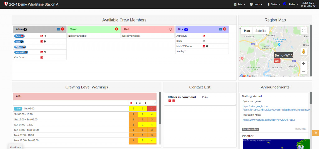 Innovative Flexible Dashboard Module for Fire and Rescue Services ...
