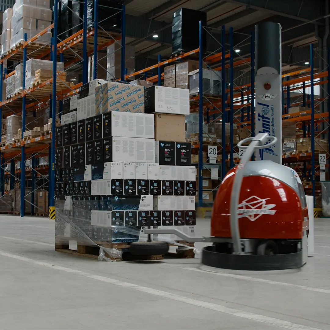 Maschine ordnet Lager