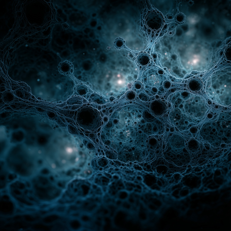 Neurons fire in the darkness 