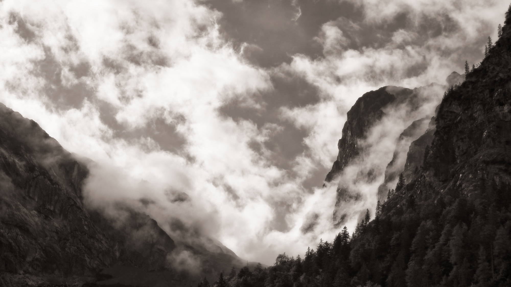 Rappenspitze After Rain Falls