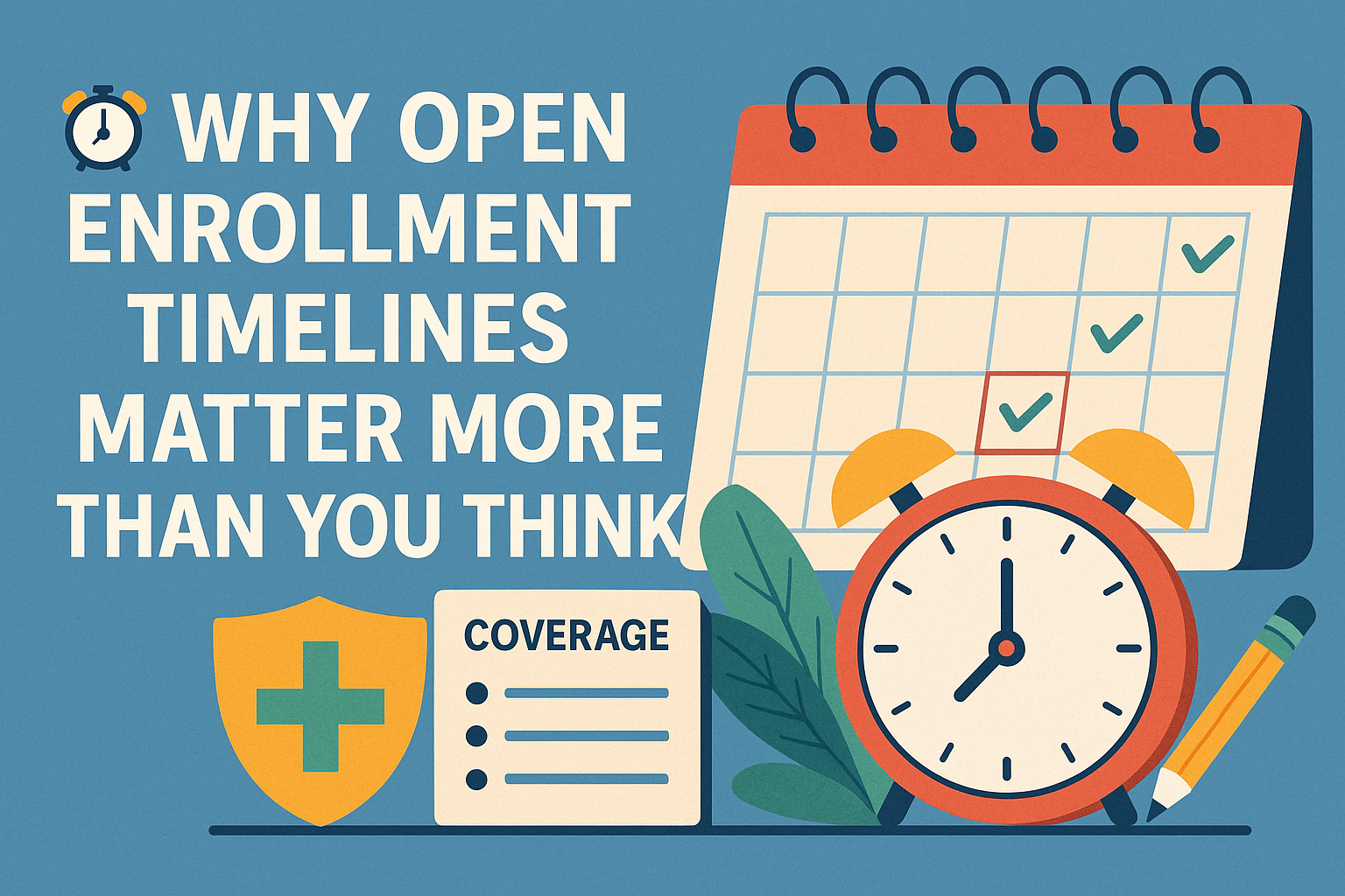 Calendar and coverage planning during Open Enrollment