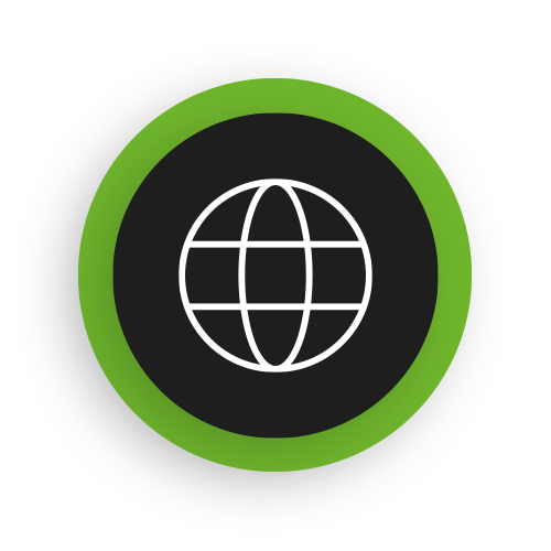 ICON Roaming - stilisierte Weltkugel