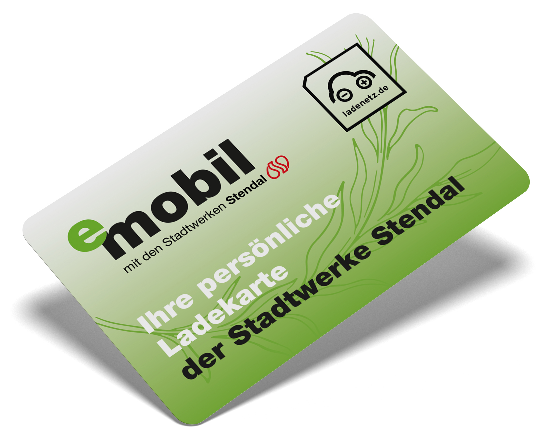 eMobil Ladekarte Stadtwerke Stendal GmbH - persönliche Ladekarte für öffentliche Elektroauto-Ladestationen