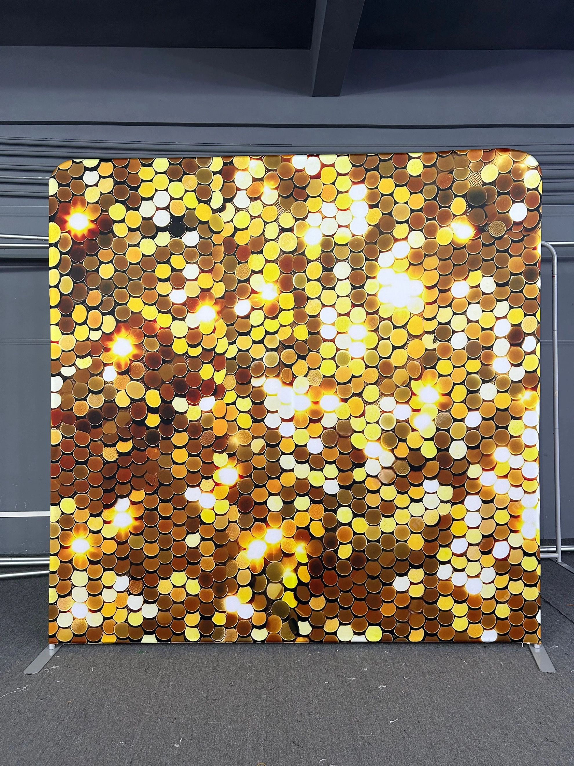 Gold Rush Glam backdrop