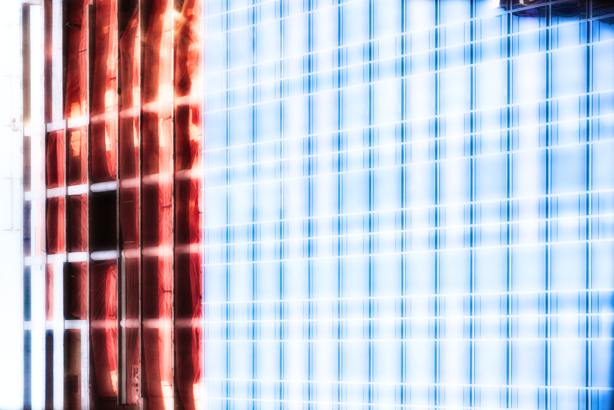 Blue Wounded Building