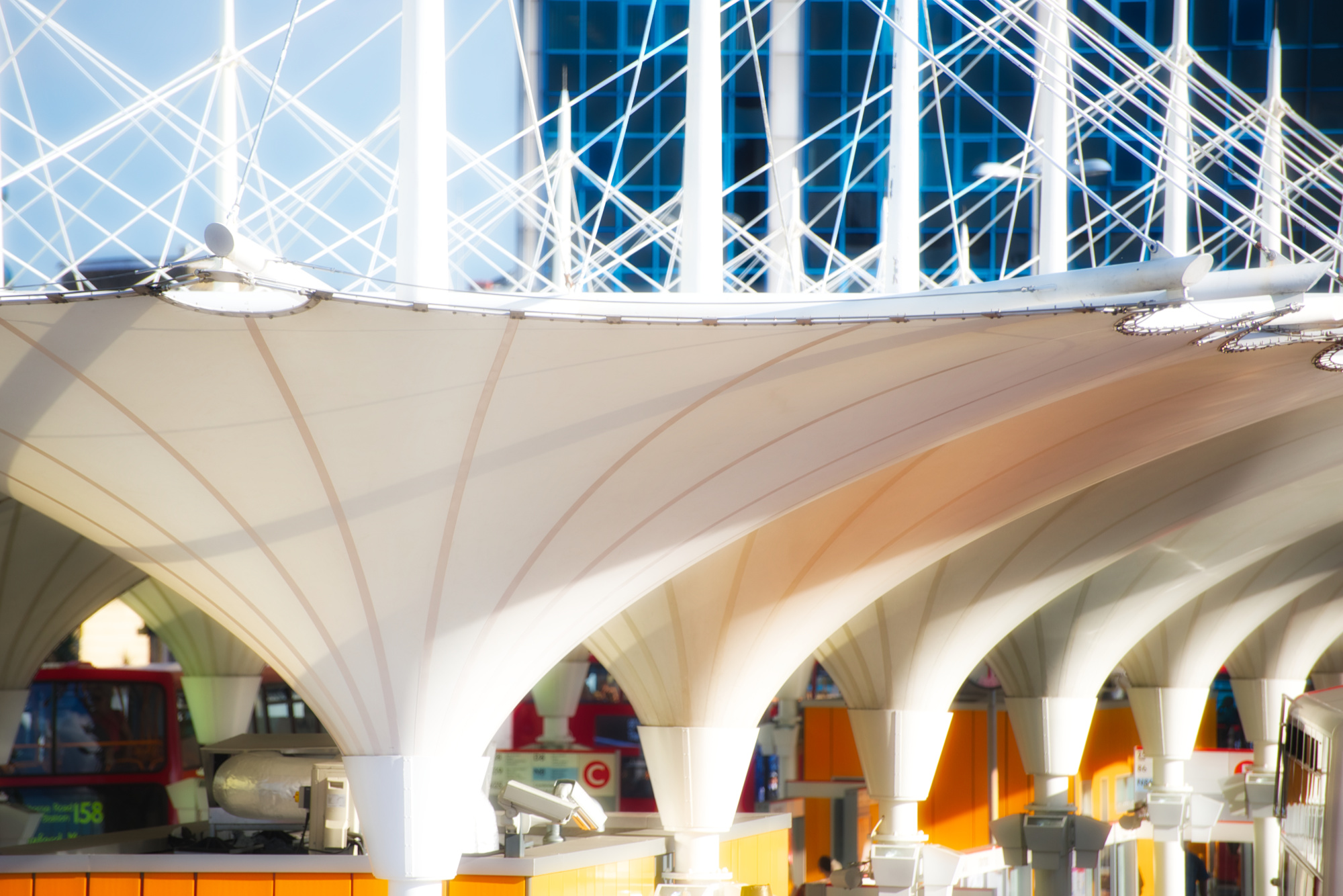Bus Shelter In Sunlight