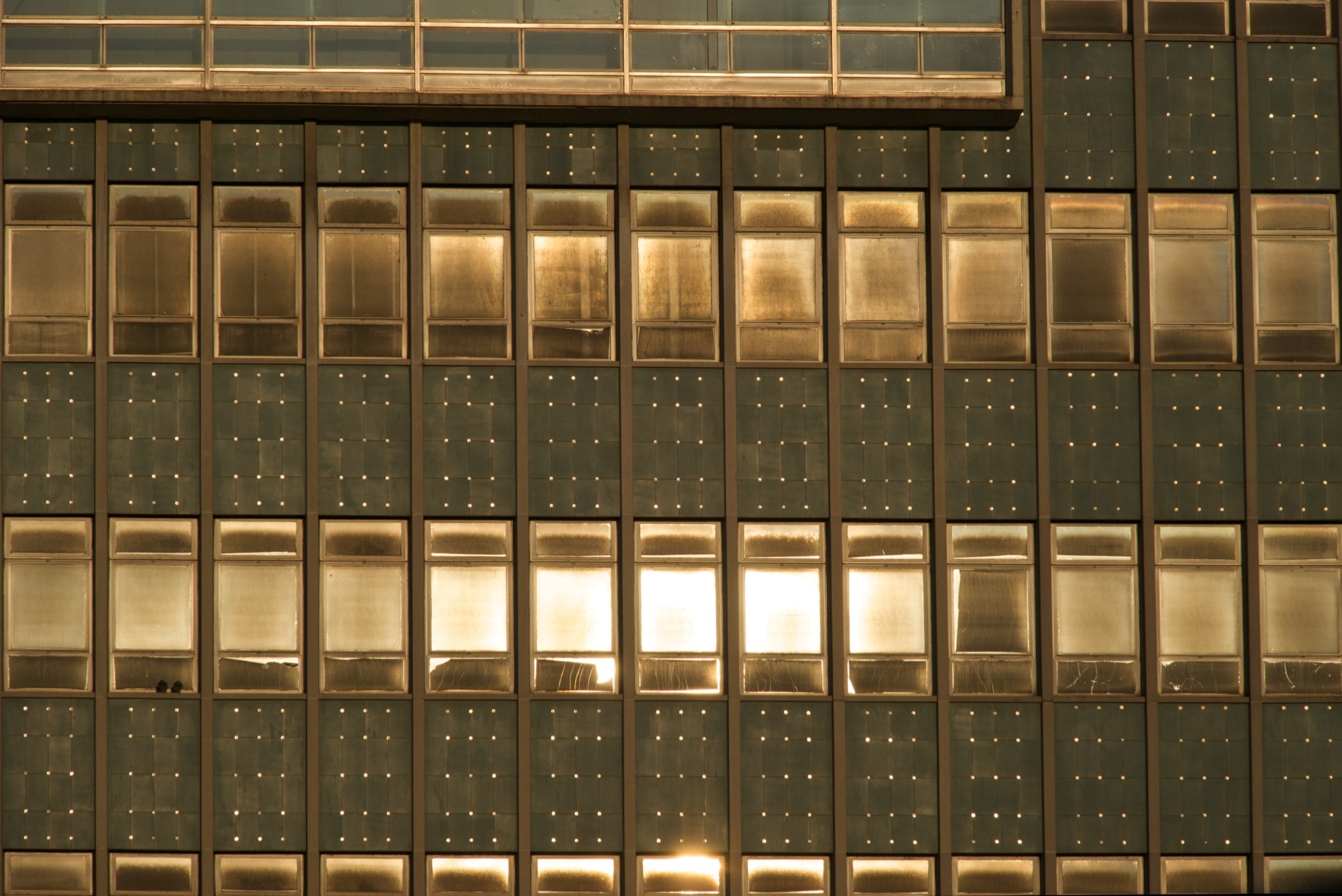 Golden Windowed Office