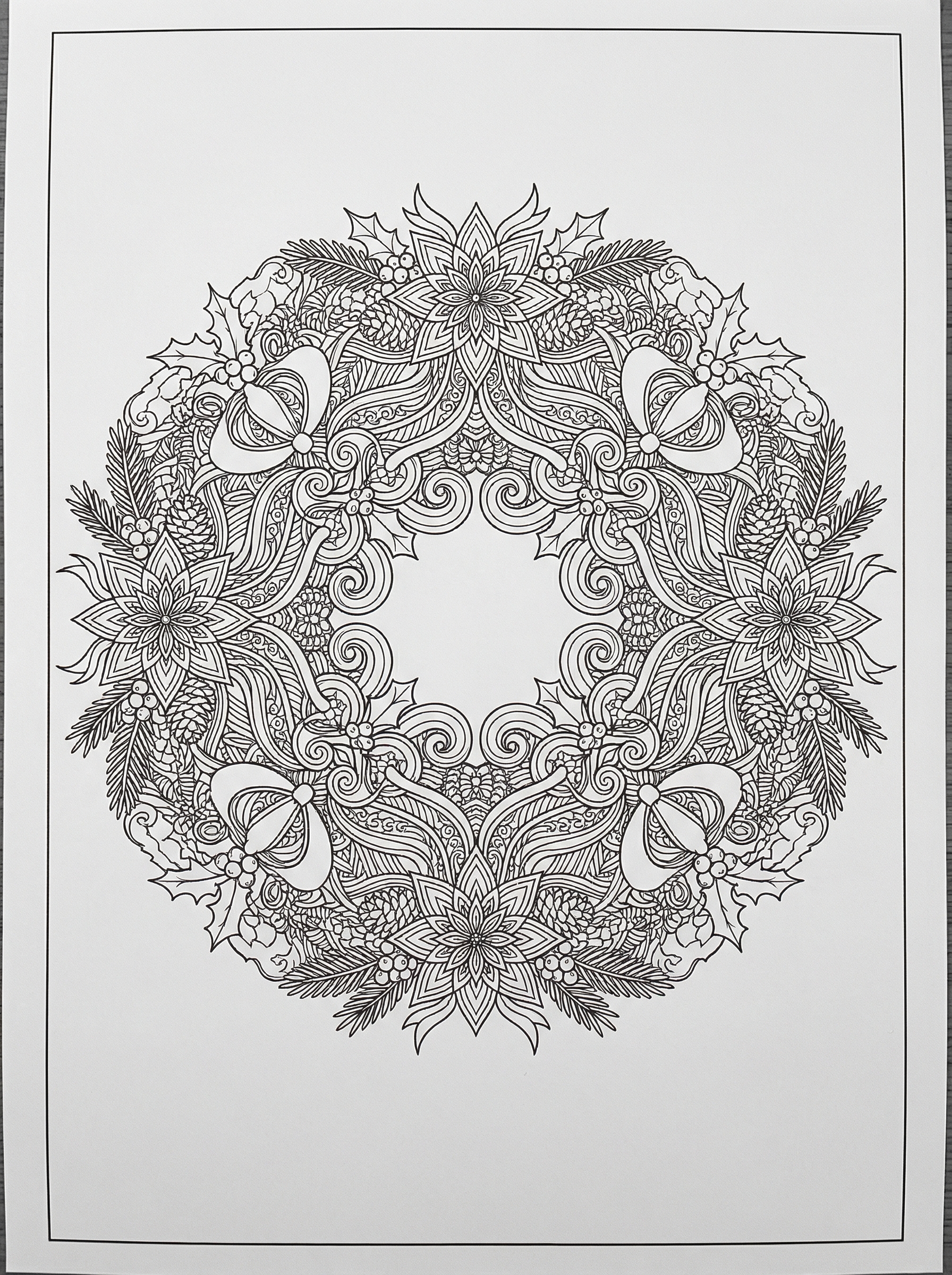 Intricate Mandala Wreath