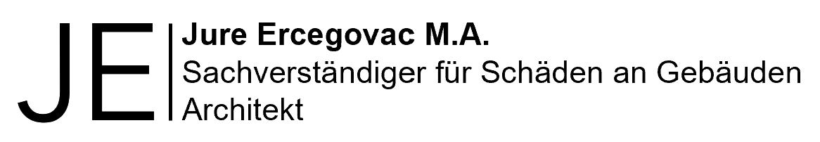 Jure Ercegovac M.A. Architekt |  Sachverständiger für Schäden an Gebäuden