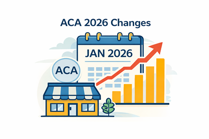 Neutral illustration showing ACA changes heading into 2026