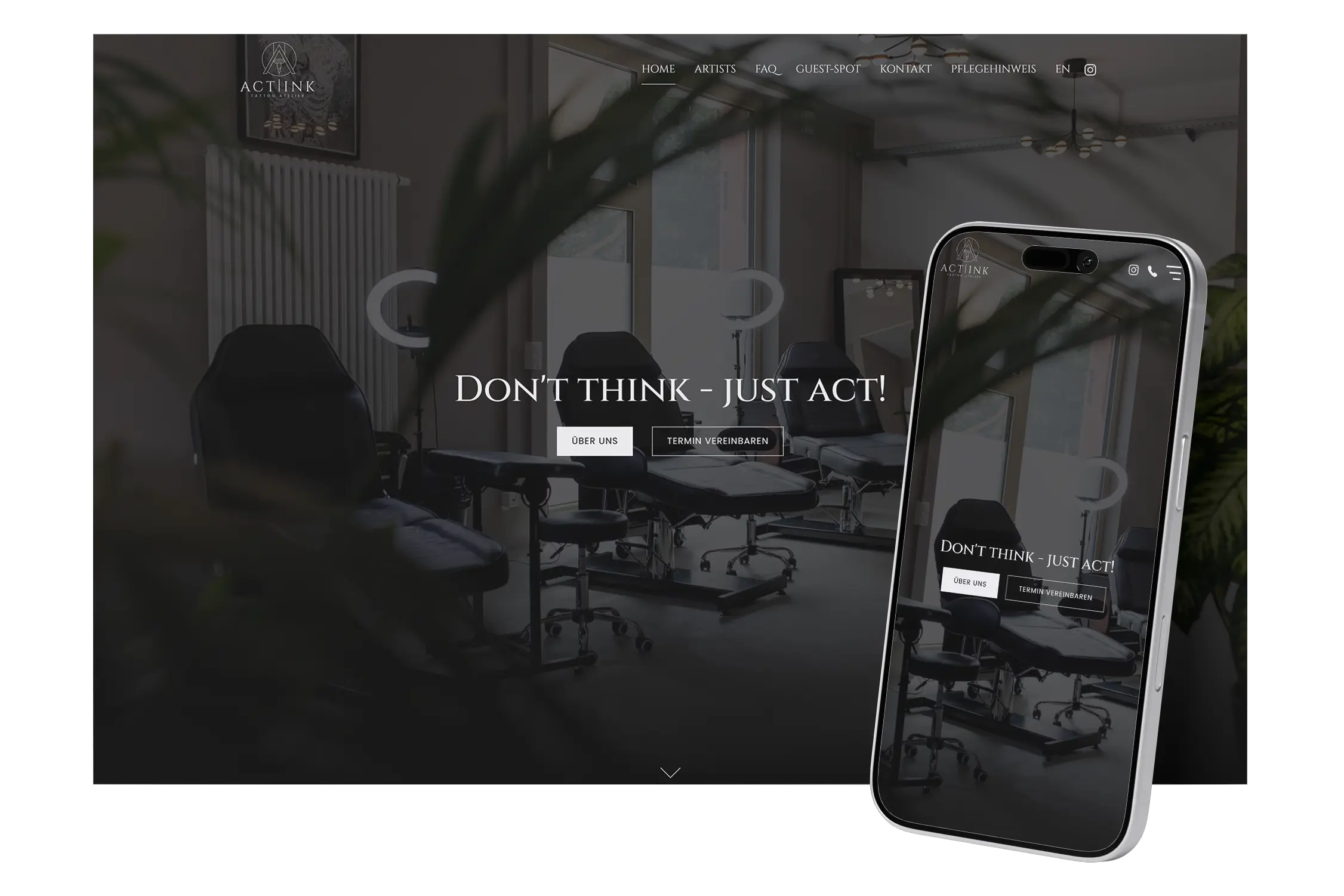 Website für Tattoostudio