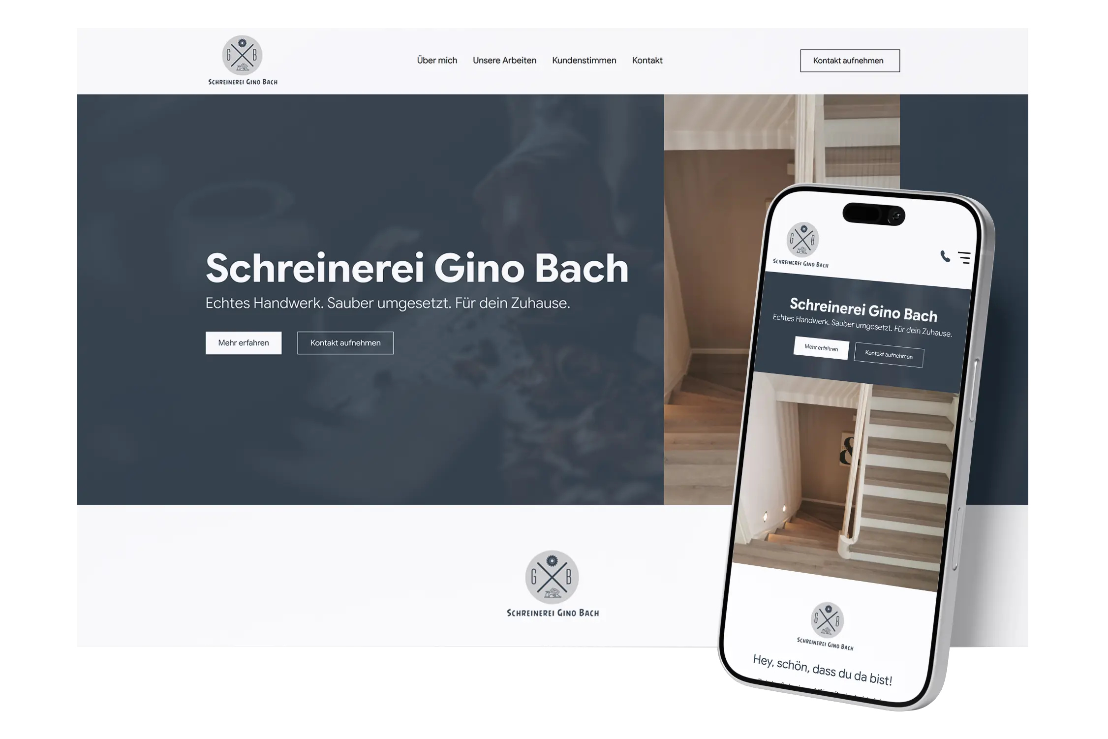 Website für Schreinerei