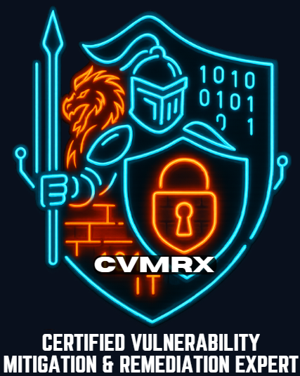 CVMRX – Certified vulnerability mitigation & remediation expert