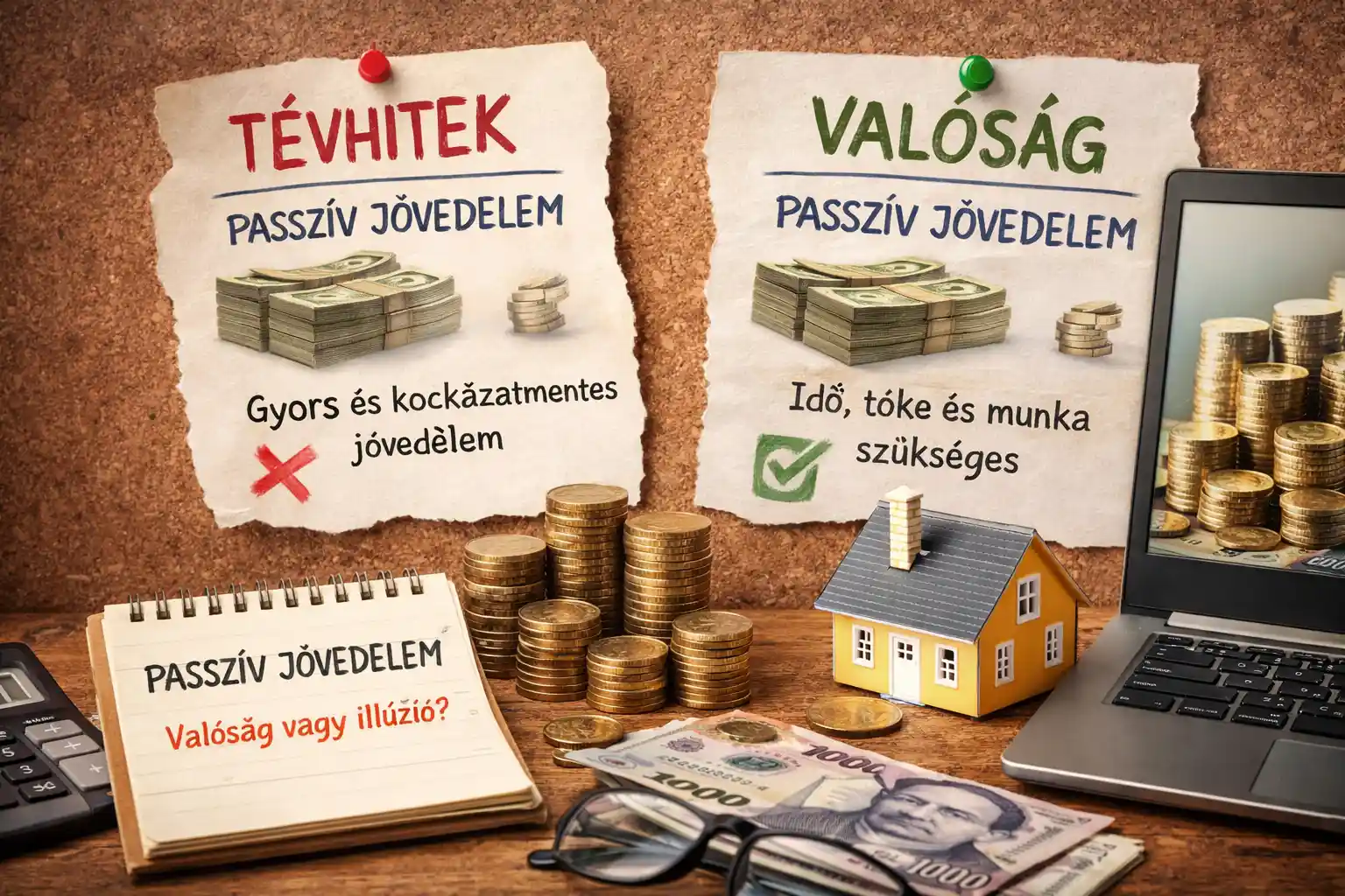 Passzív jövedelem: Valóság a „gyors meggazdagodás” mítoszai mögött