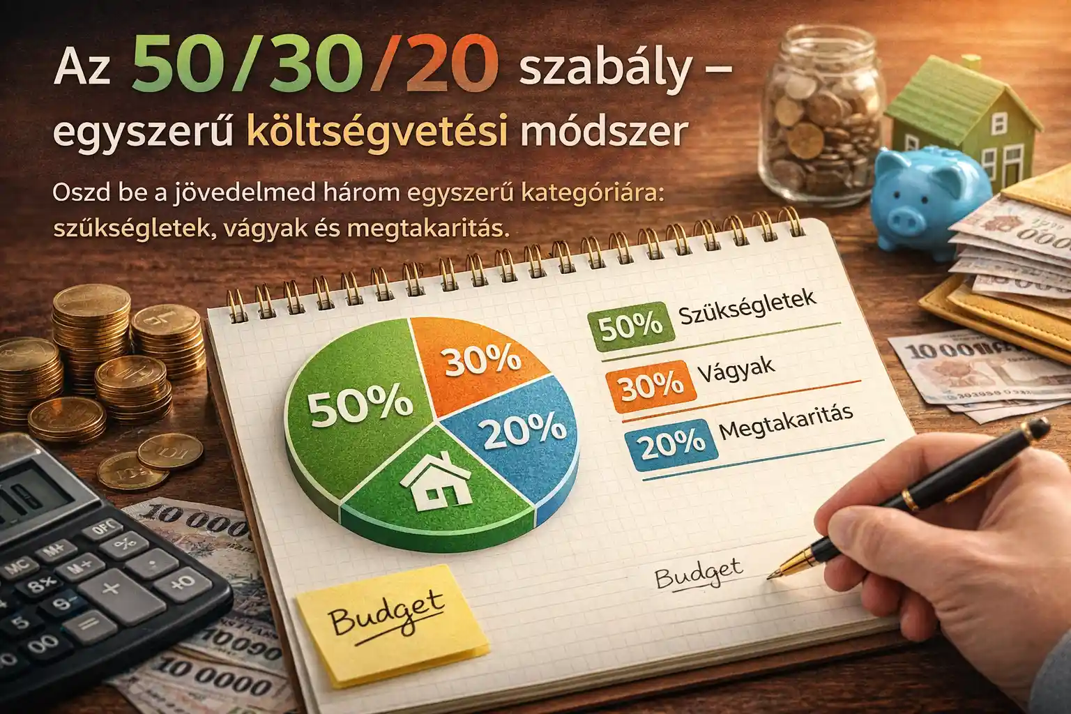 50/30/20 szabály: A tudatos pénzkezelés és a bűntudatmentes költés receptje