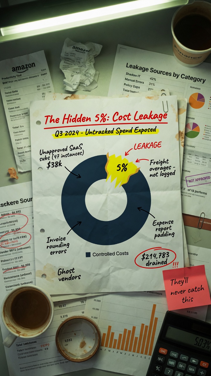 The Hidden 5% Cost Leakage Visual