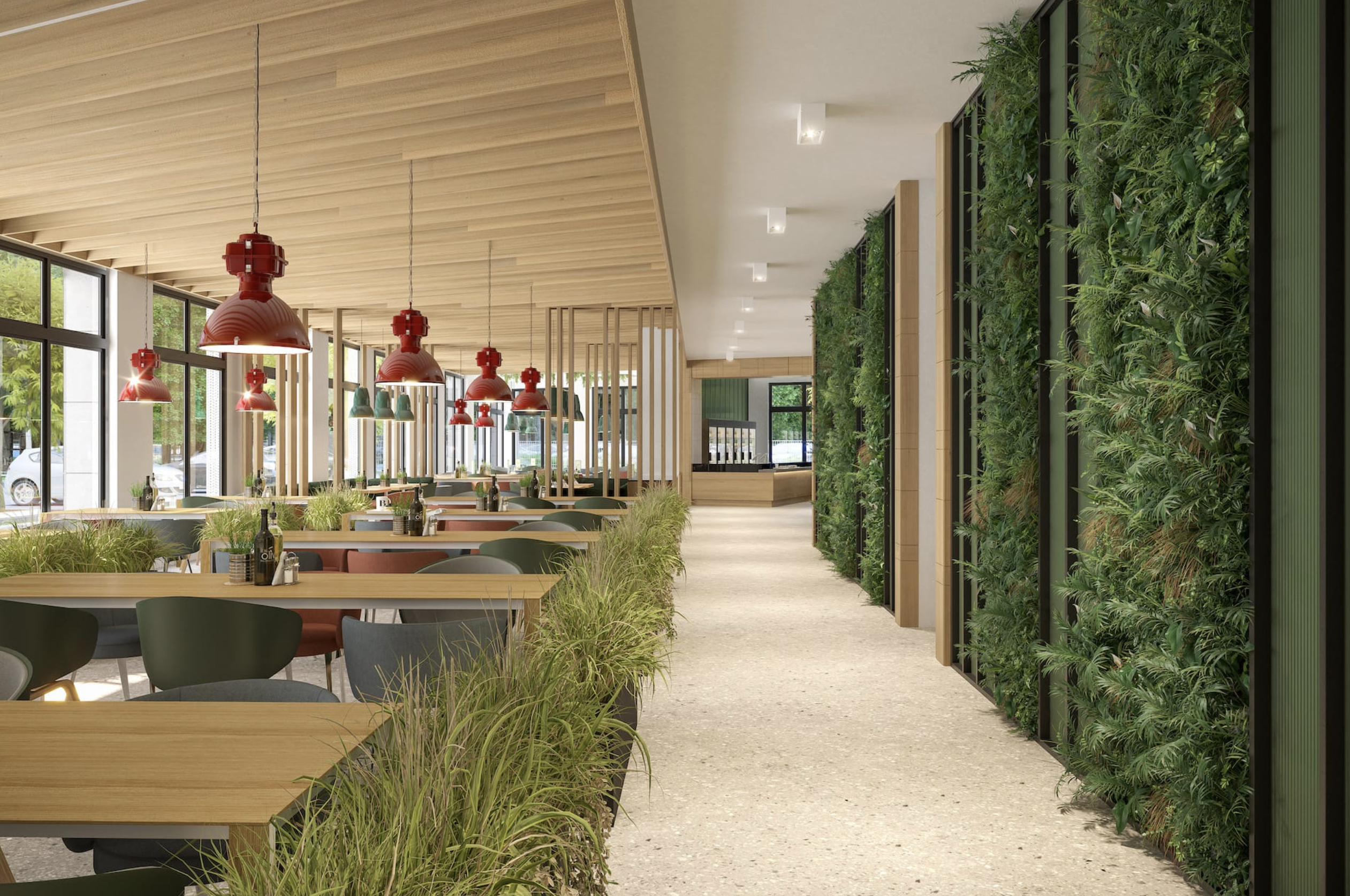 Bürokomplex Innenausbau Trockenbau