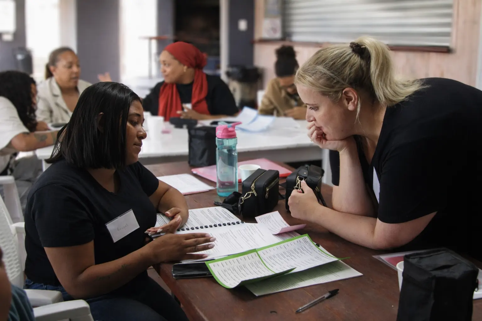 Tarryn Hallaby leading a teacher training workshop in Cape Town