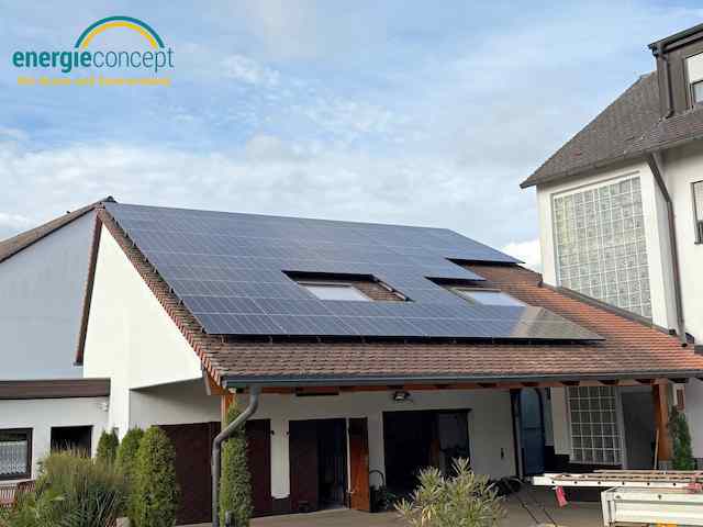 PV-Anlage auf Privathaus