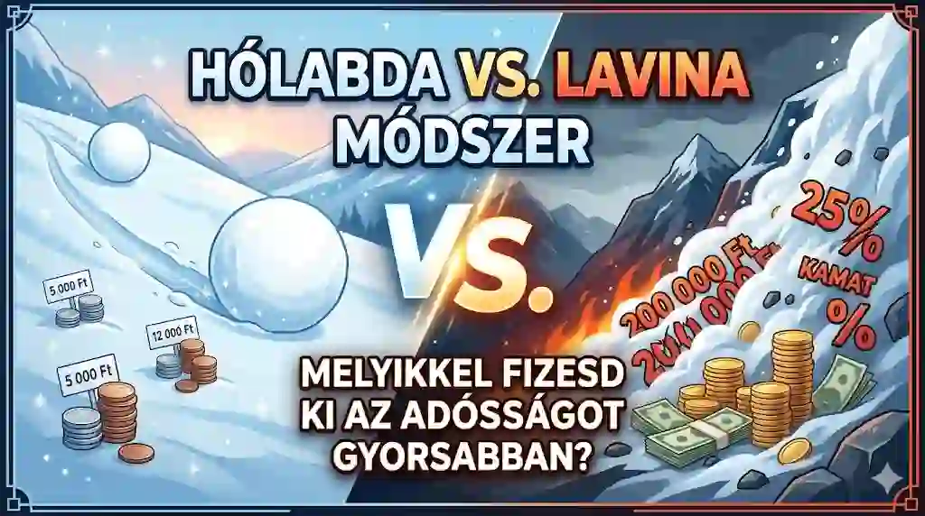 Hólabda vs. Lavina: Melyik a legjobb adósság visszafizetési stratégia?