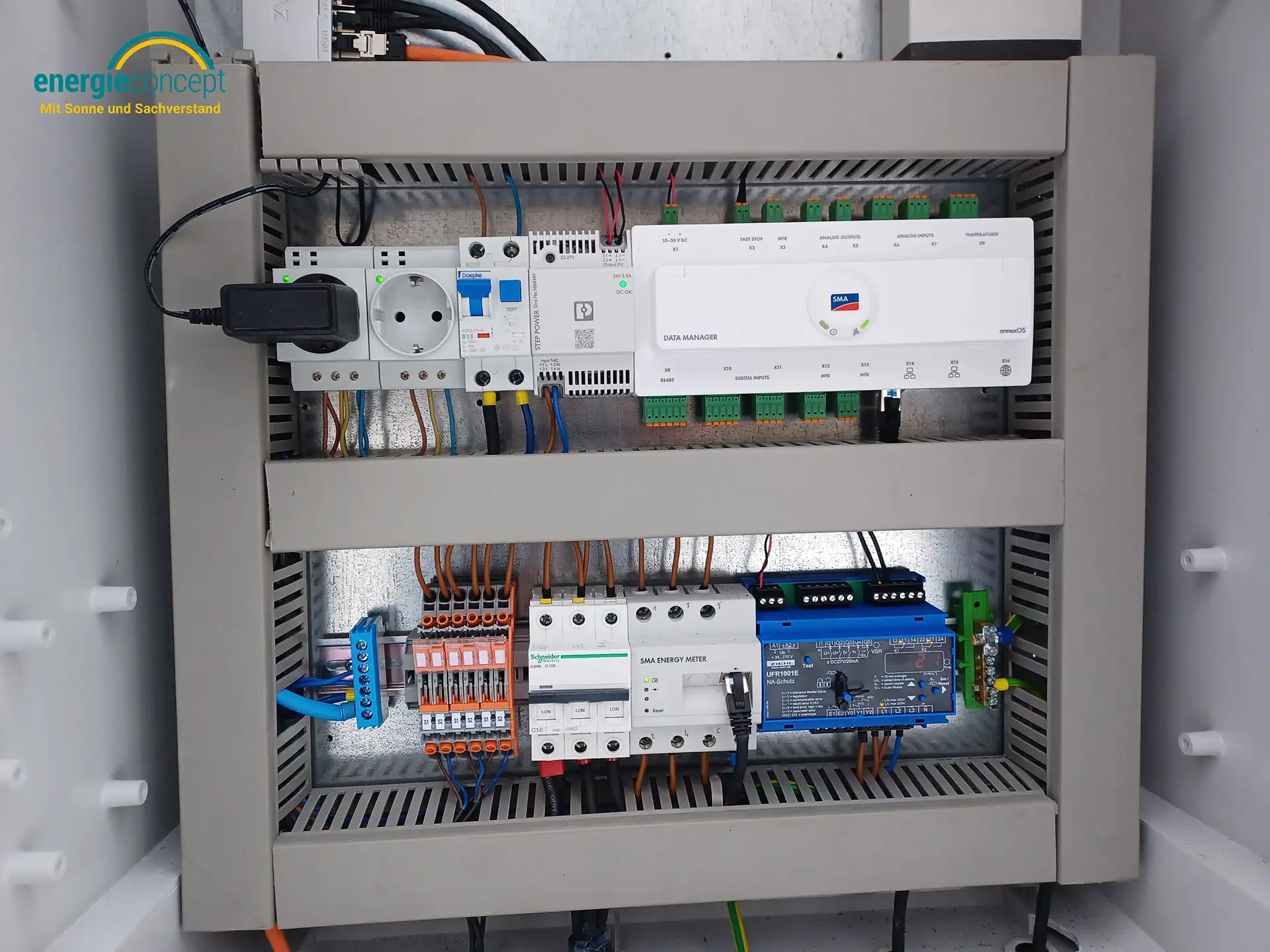 Die Elektrik im Wechselrichter - Stadtwerke Zirndorf, Erlach Wasserwerk