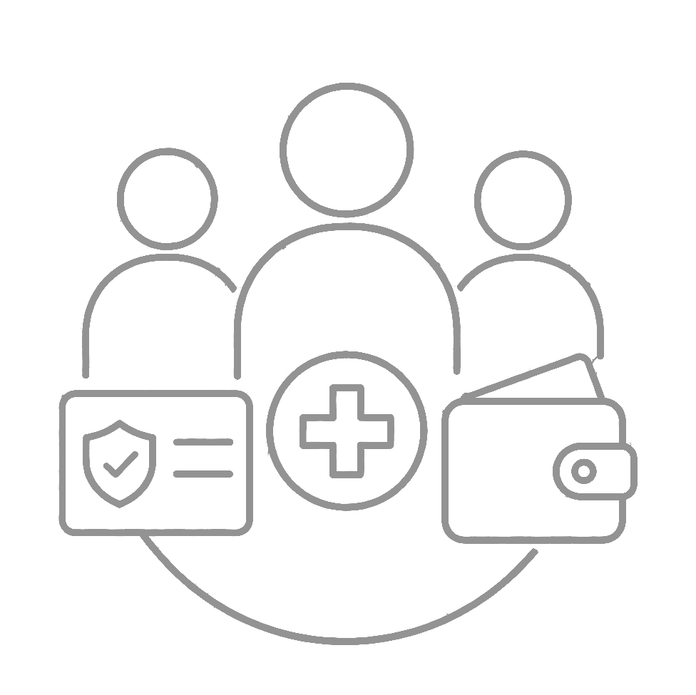 GKV, Privat und Selbstzahler Icon