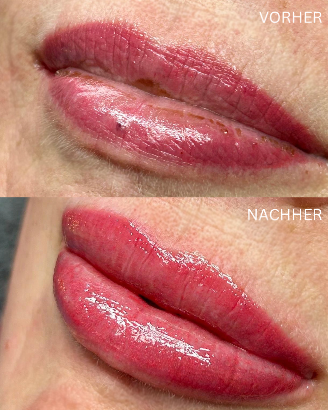 Vorher Nachher Permanent Make Up Lippen Saarland