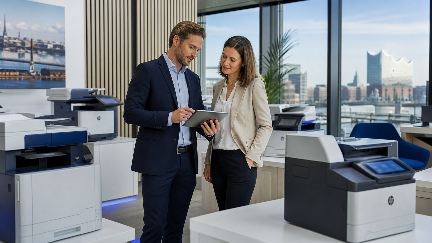 HP Fachhaendler Beratung fuer gewerbliche Drucksysteme