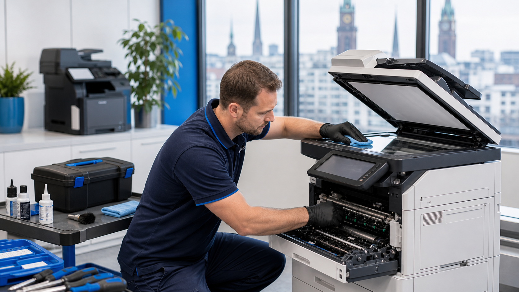Canon Kopierer Wartung in einem modernen Buero