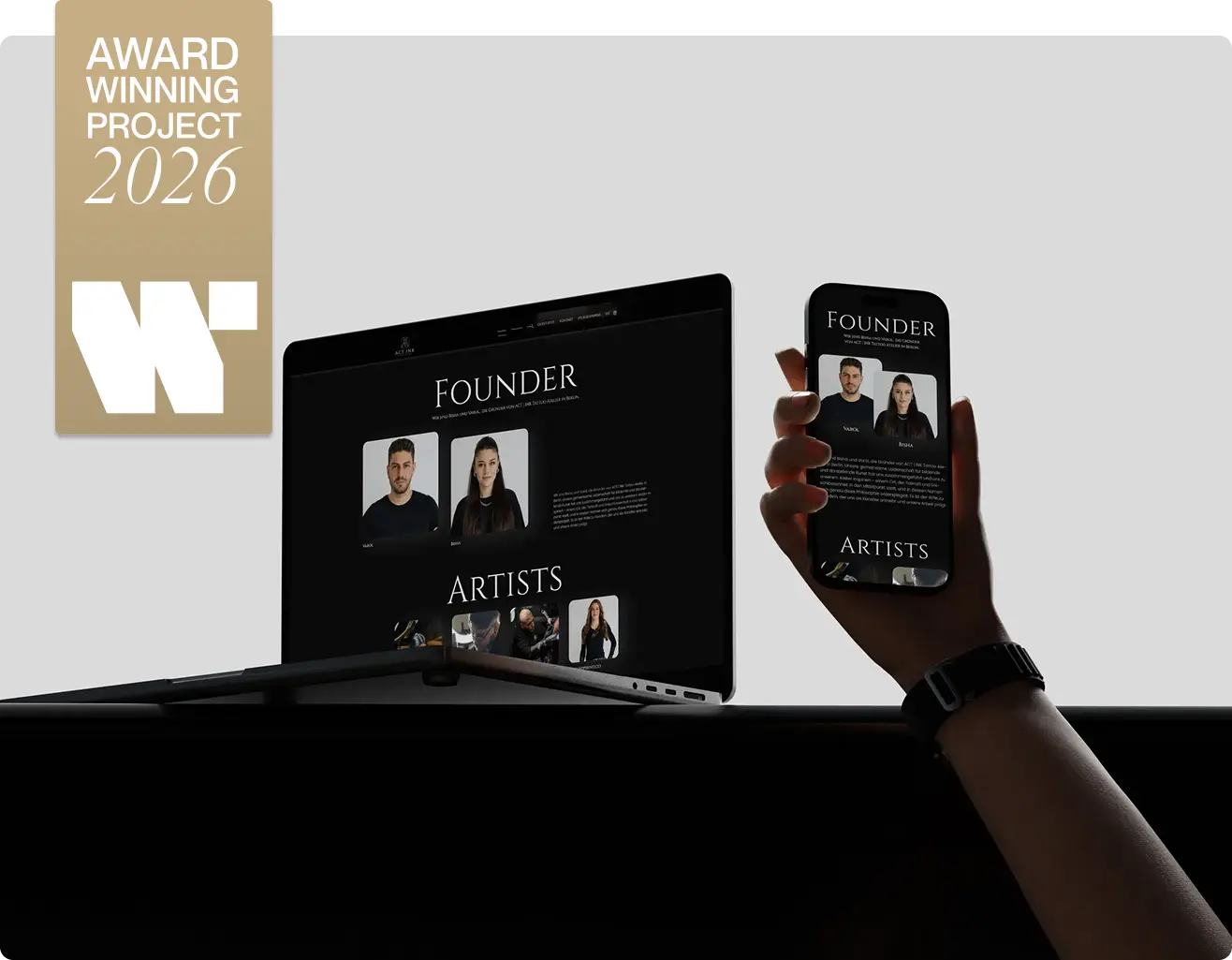 Award Winning Webdesign Projekt
