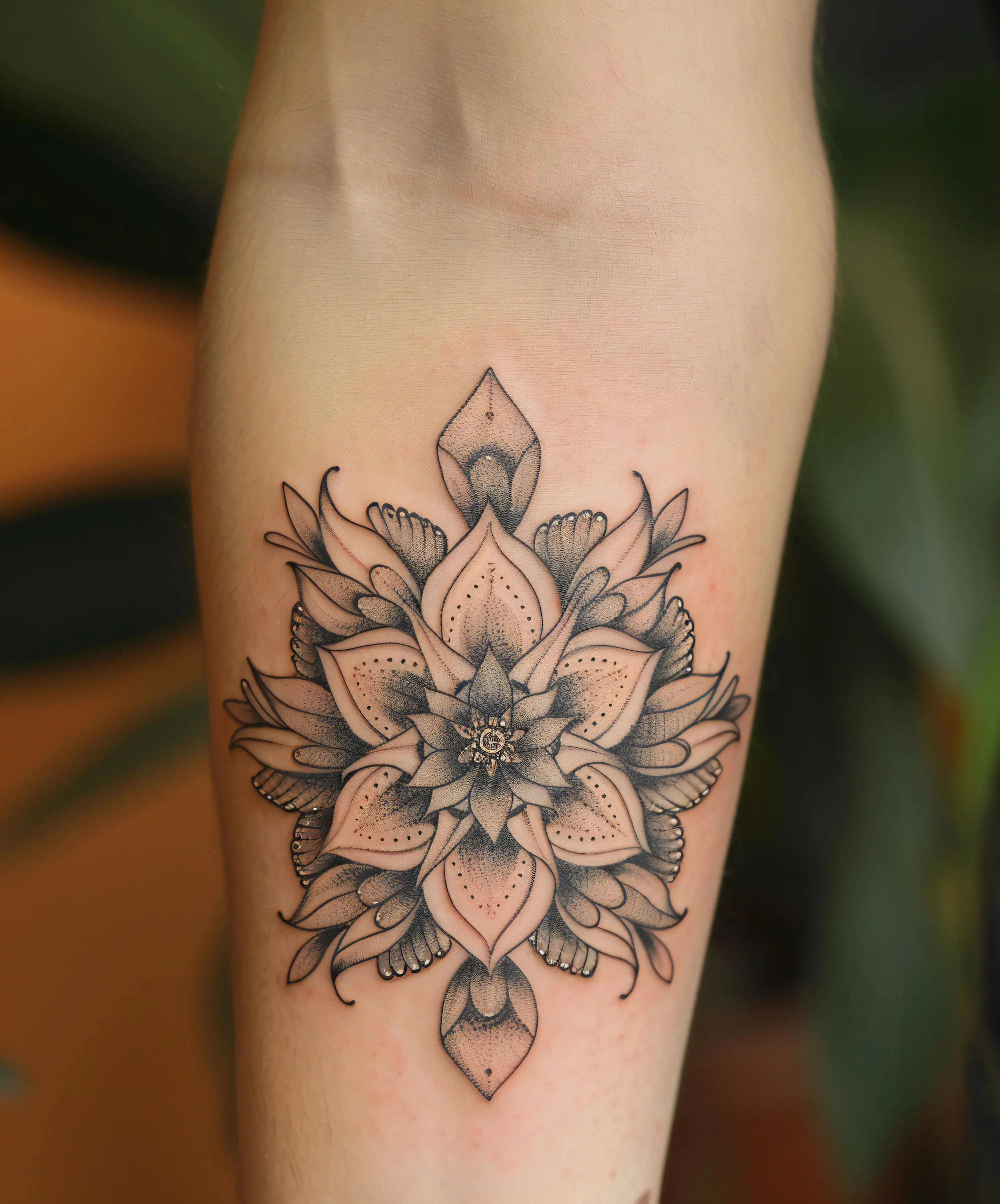 Mandala Tattoo bei BLACKLINE STUDIOS