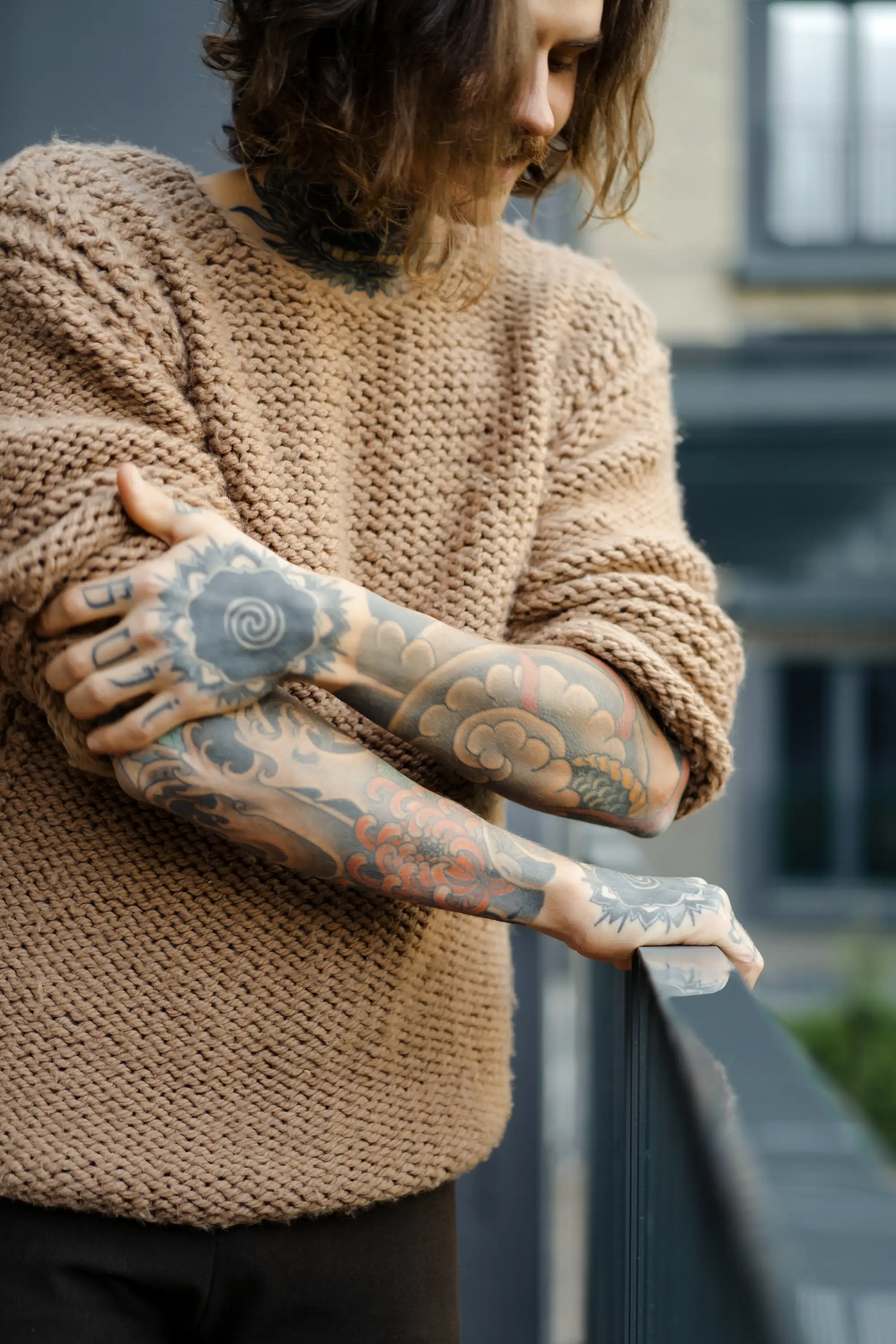 Geometrisches Tattoo bei BLACKLINE STUDIOS