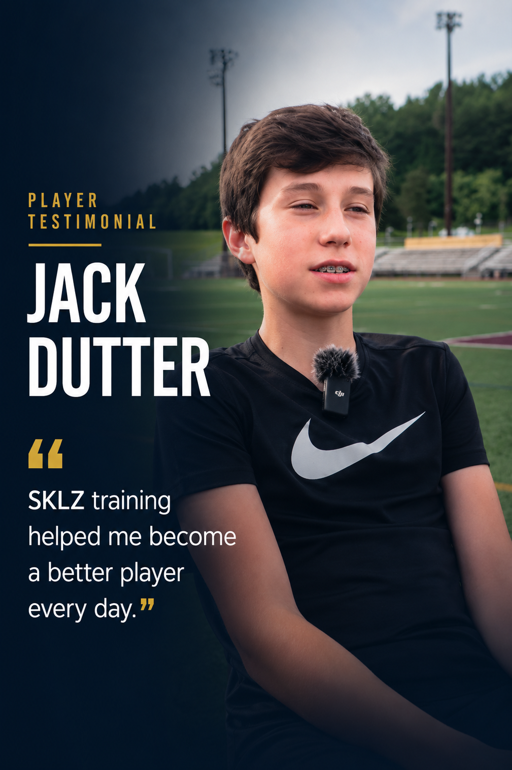 Jack Dutter, SKLZ player, video testimonial