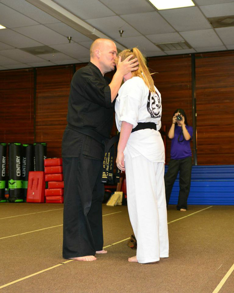 Kyoshi Phil shares a proud moment with his daughter.