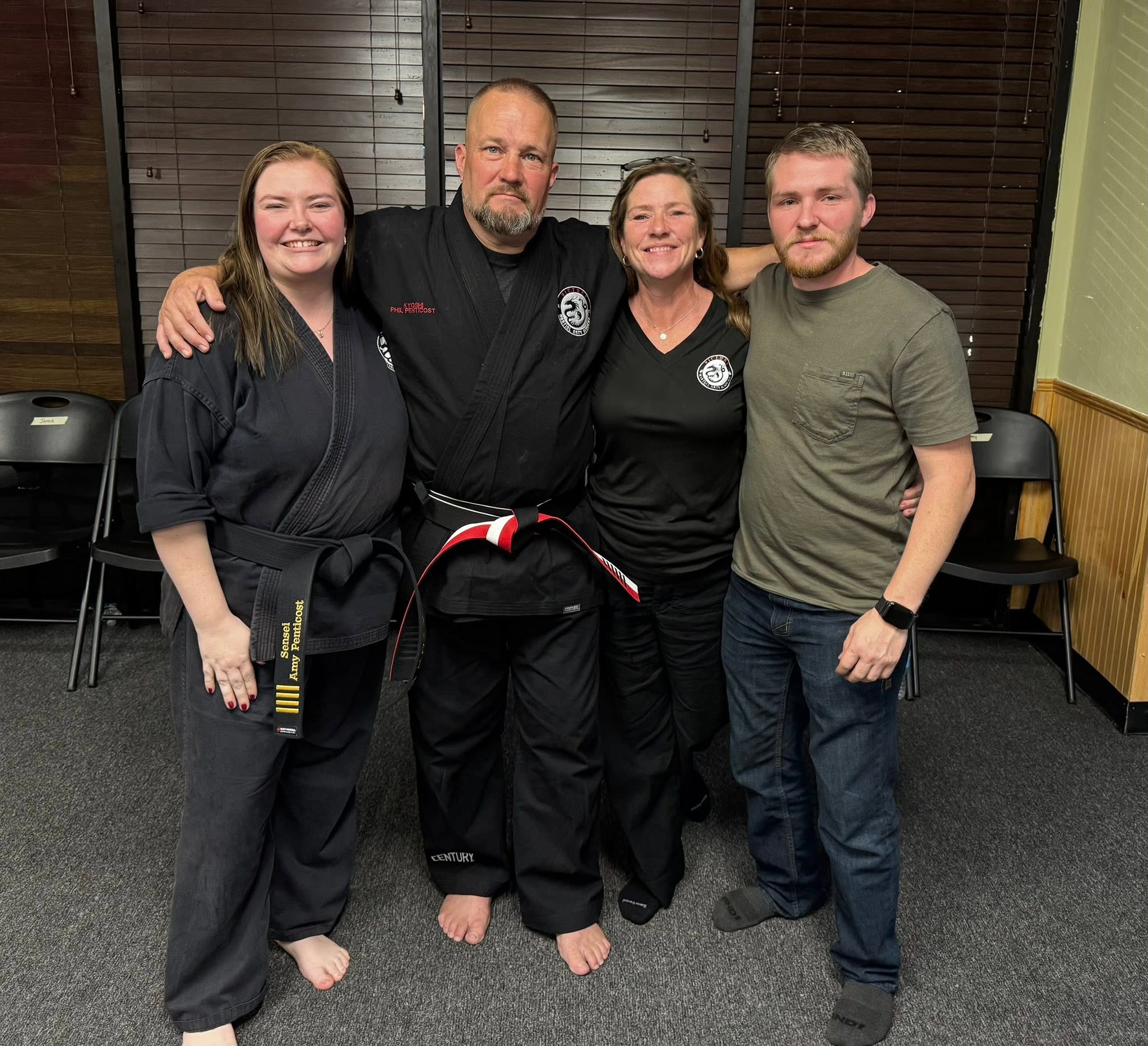 Kyoshi Phil with his family at Victory.