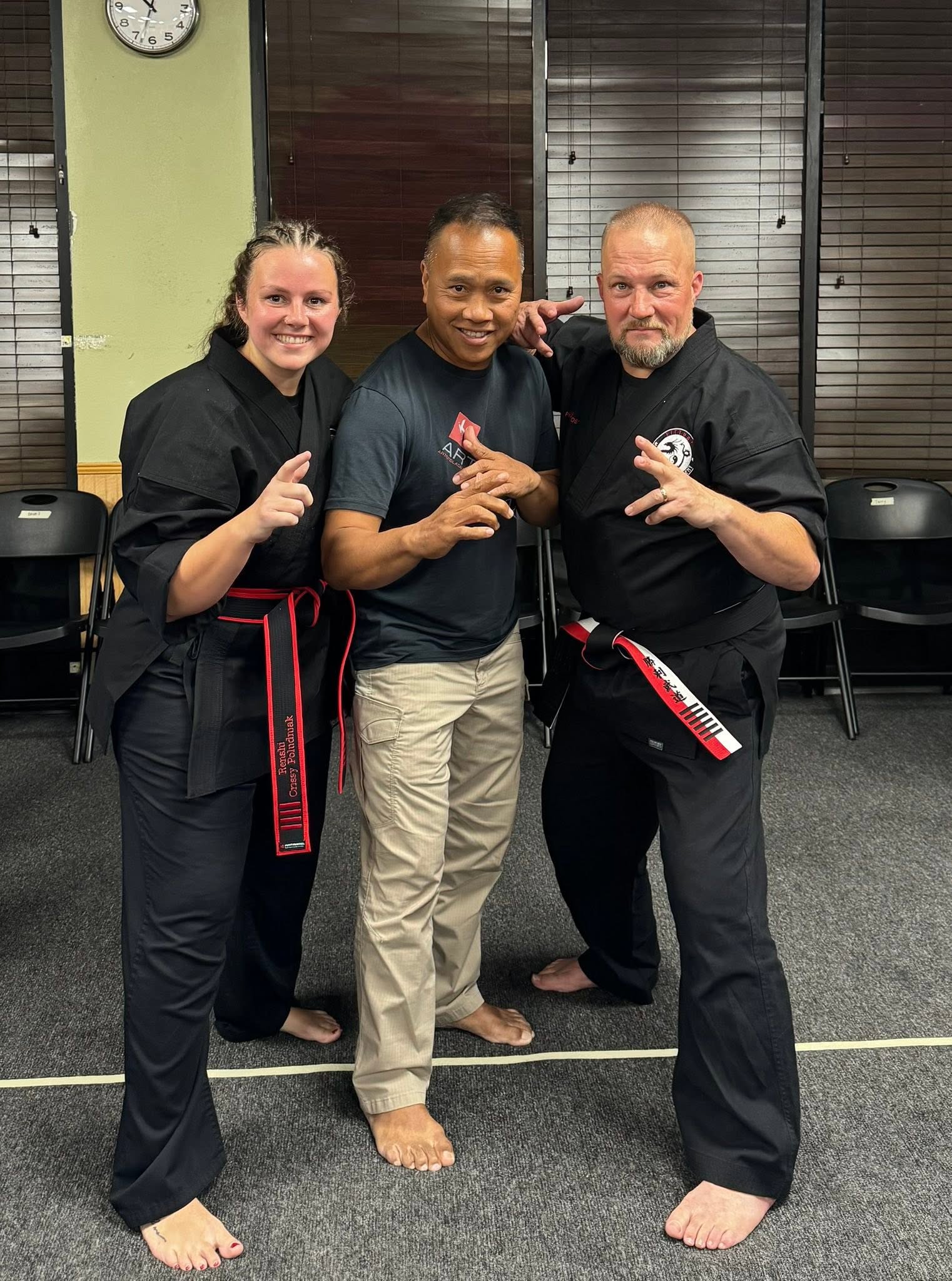 Kyoshi Phil and Crissy with Tuhon Apolo Ladra.