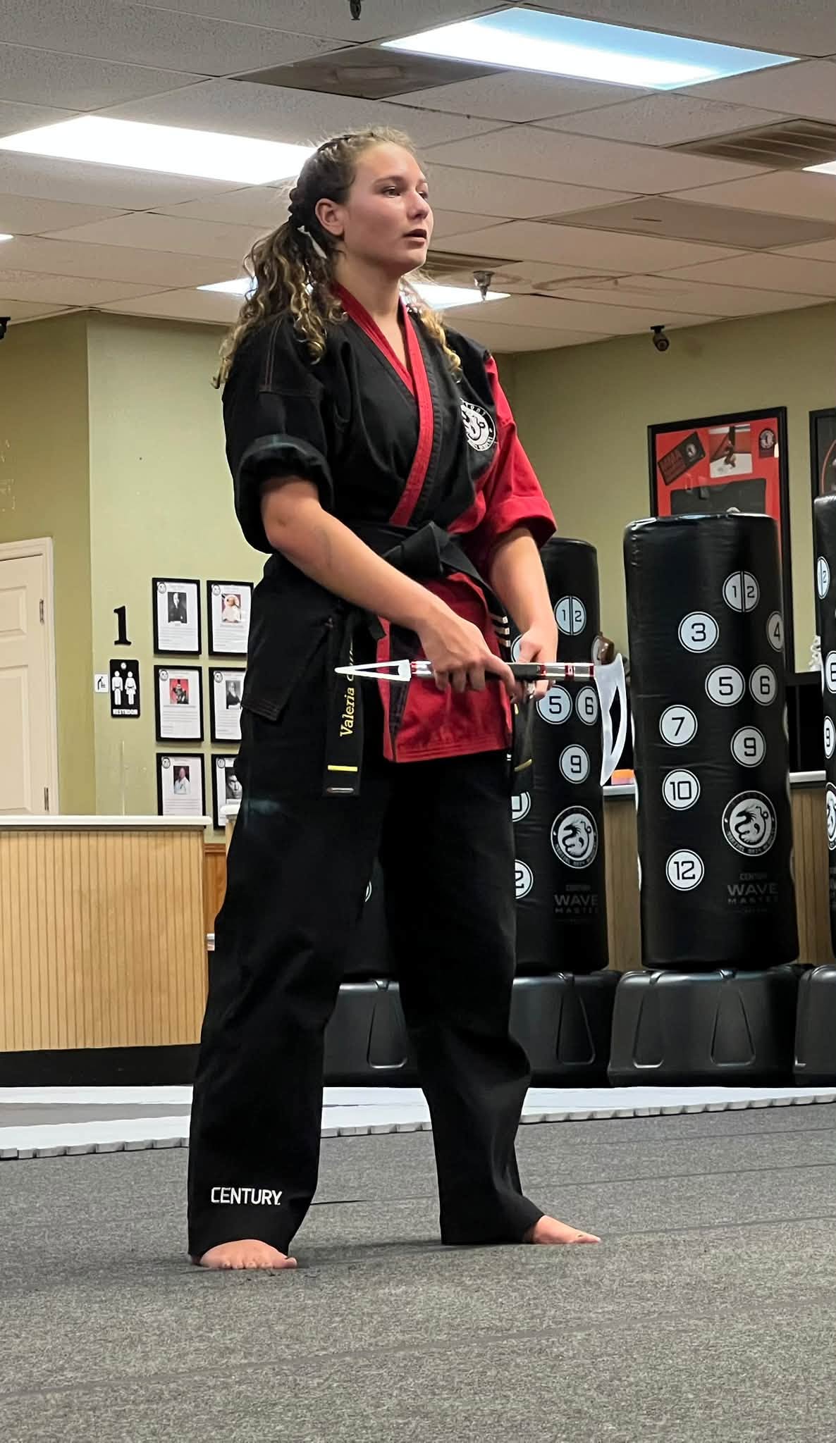A moment from second degree black belt testing.
