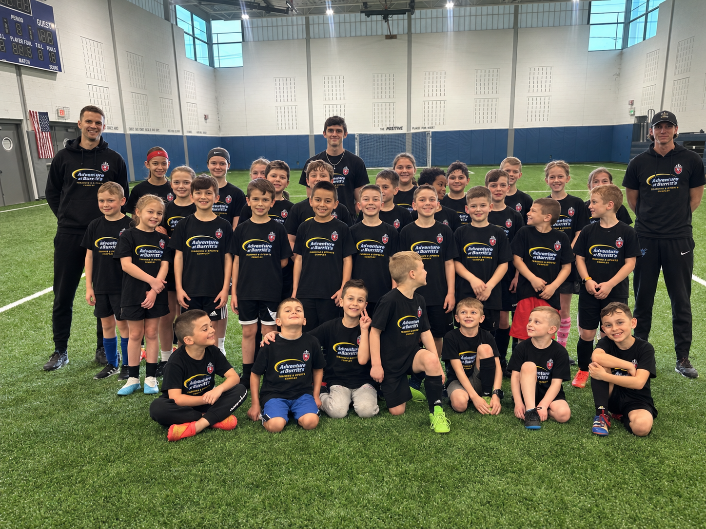 Young athletes participating in the Bogdan SKLZ after-school program in Syracuse